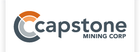 Capstone Mining logo — bold, industrial wordmark representing strength, resourcefulness, and commitment to sustainable mineral development.