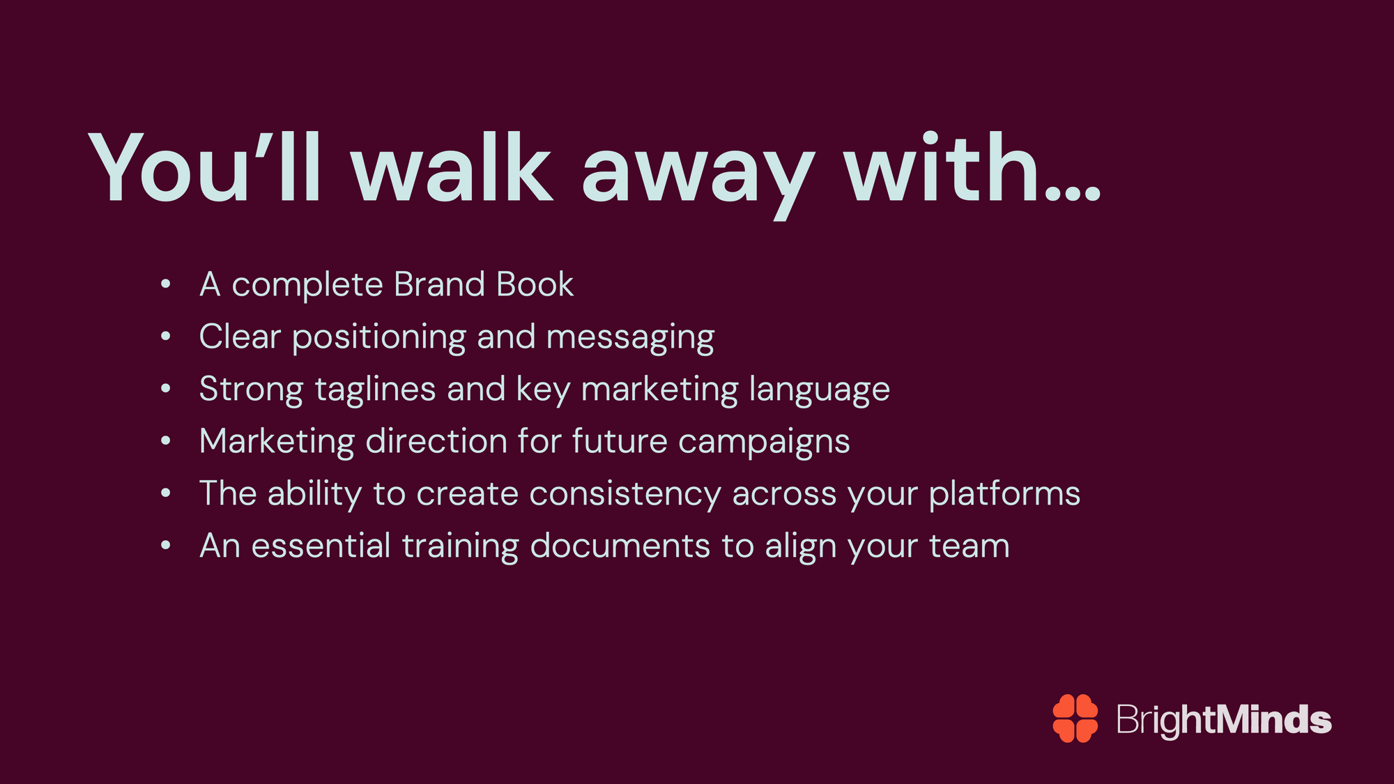 Build A World-Class Brand Book in 5 online sessions