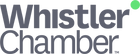 Whistler Chamber logo — bold gray text reading “Whistler Chamber” with a small green dot accent, representing the business community of Whistler with a modern and professional look.
